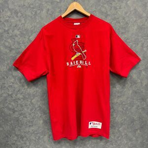 Majestic MLB St Louis Cardinals Baseball Authentic Collection Graphic Tee Sz L
